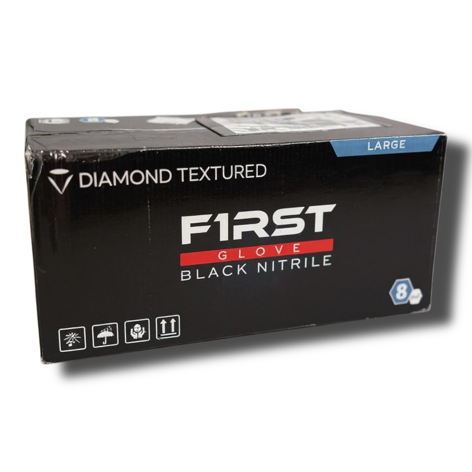 FIRST GLOVE DIAMOND TEXTURED GLOVES, 10/100 CASE