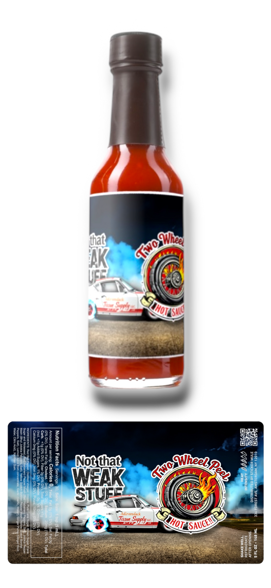 Two Wheel Peel Hot Sauce